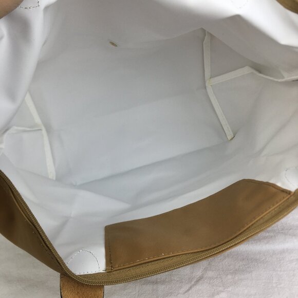 NWT Longchamp Le Pliage Original Large Shoulder Nylon Bag Tote IN Camel - Picture 10 of 10